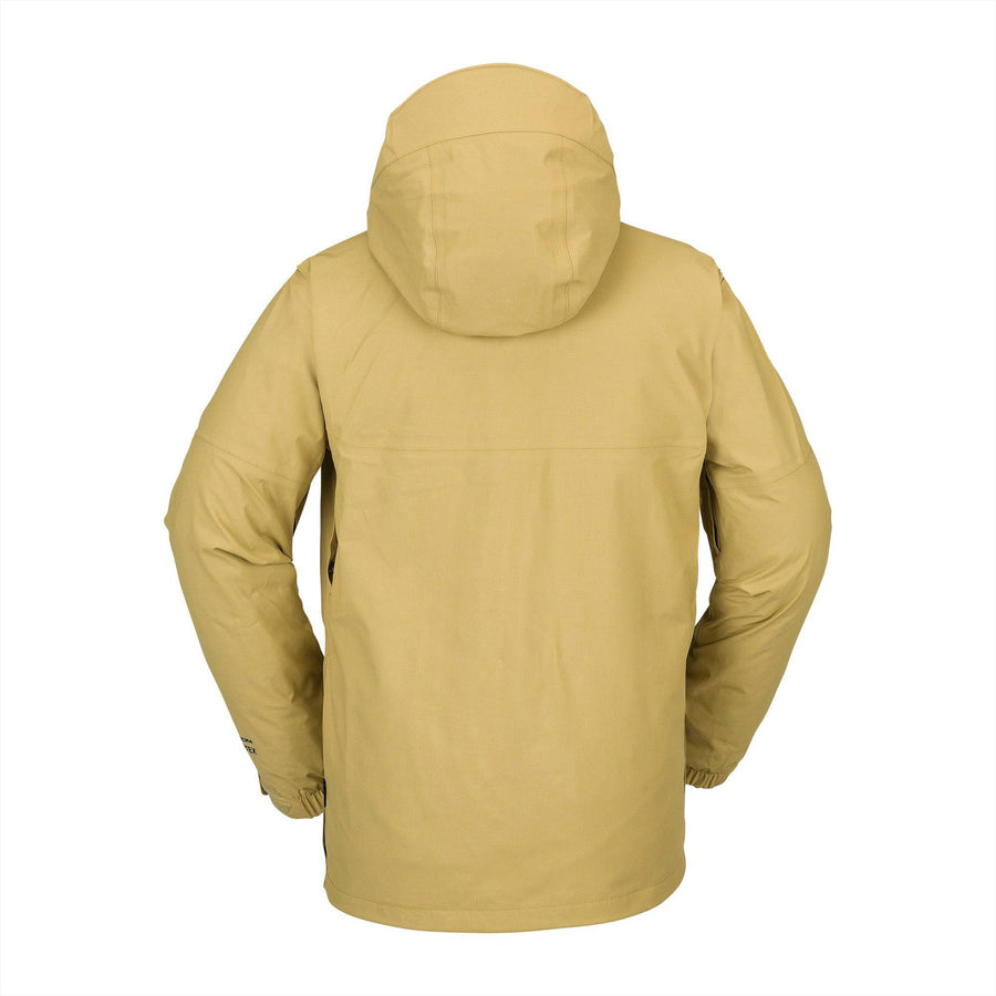 2022 Volcom Stone Gore-Tex Jacket in Gold back
