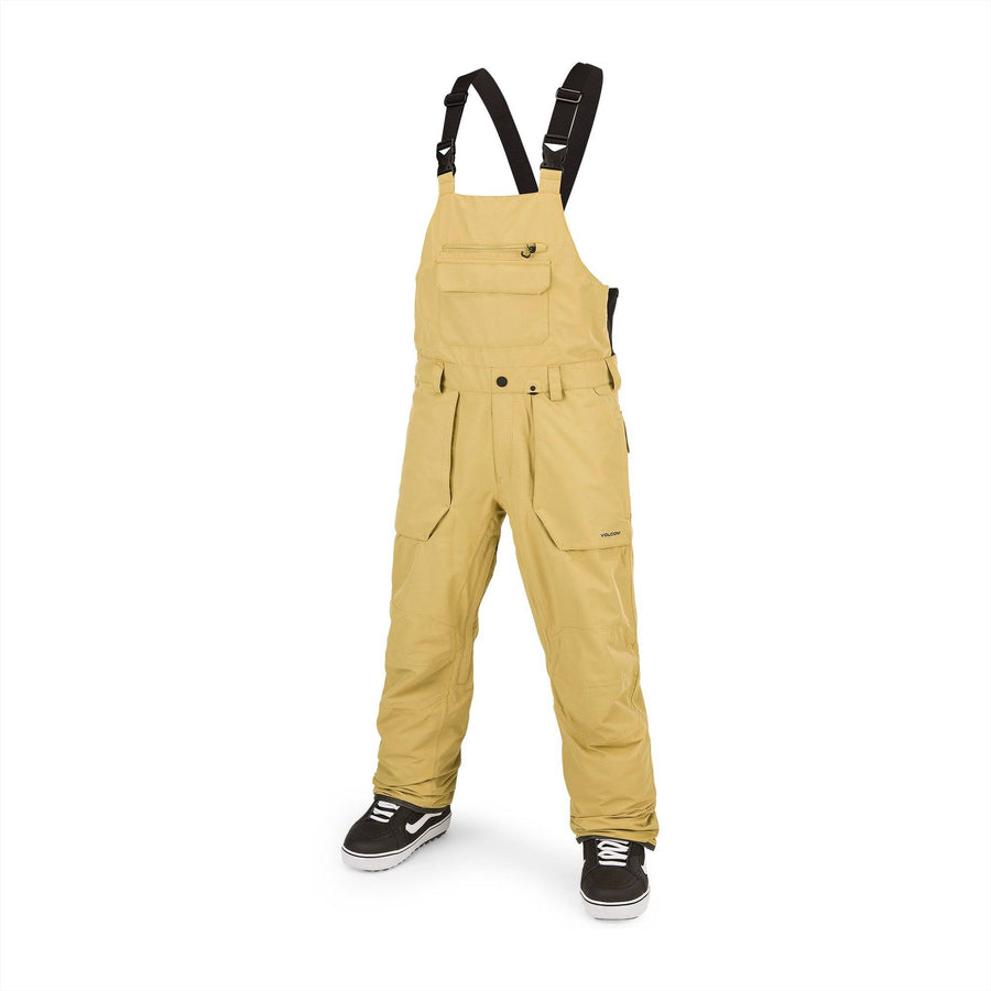 2022 Volcom Roan Bib Overall in Gold