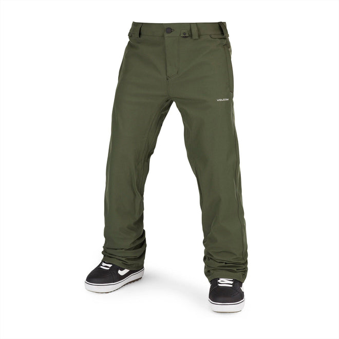 2022 Volcom Freakin Snow Chino in Saturated Green - M I L O S P O R T