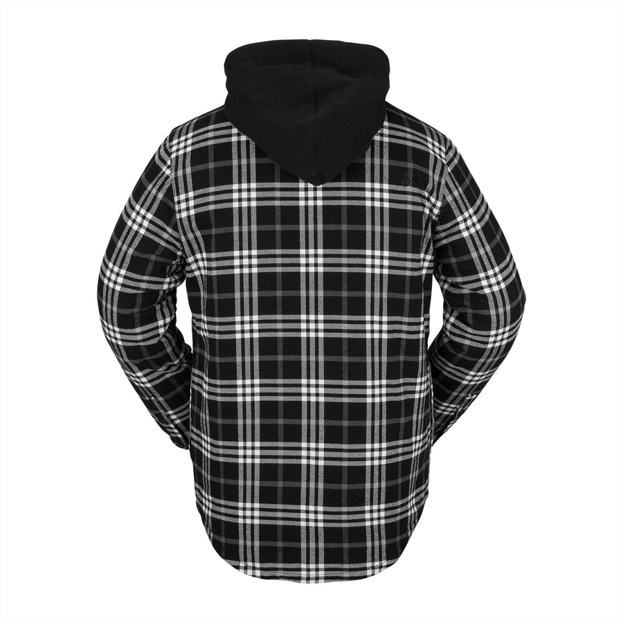 2022 Volcom Field Insulated Flannel Jacket in Black