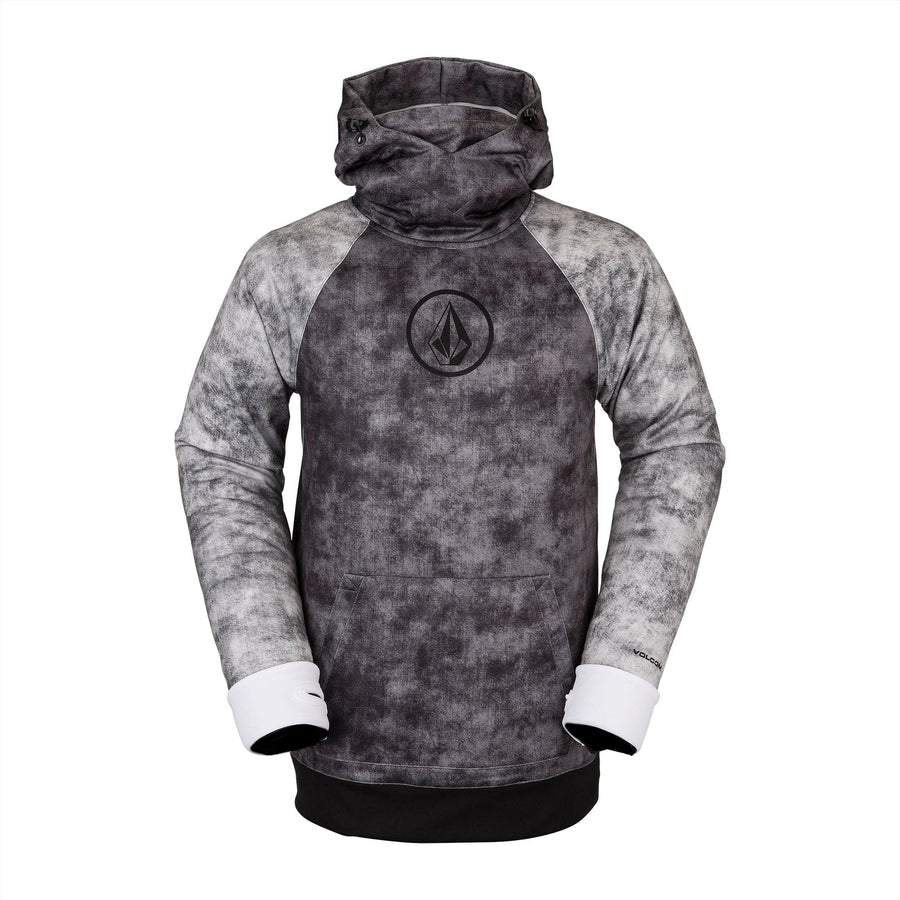 2022 Volcom Hydro Riding Hoodie in Acid Black