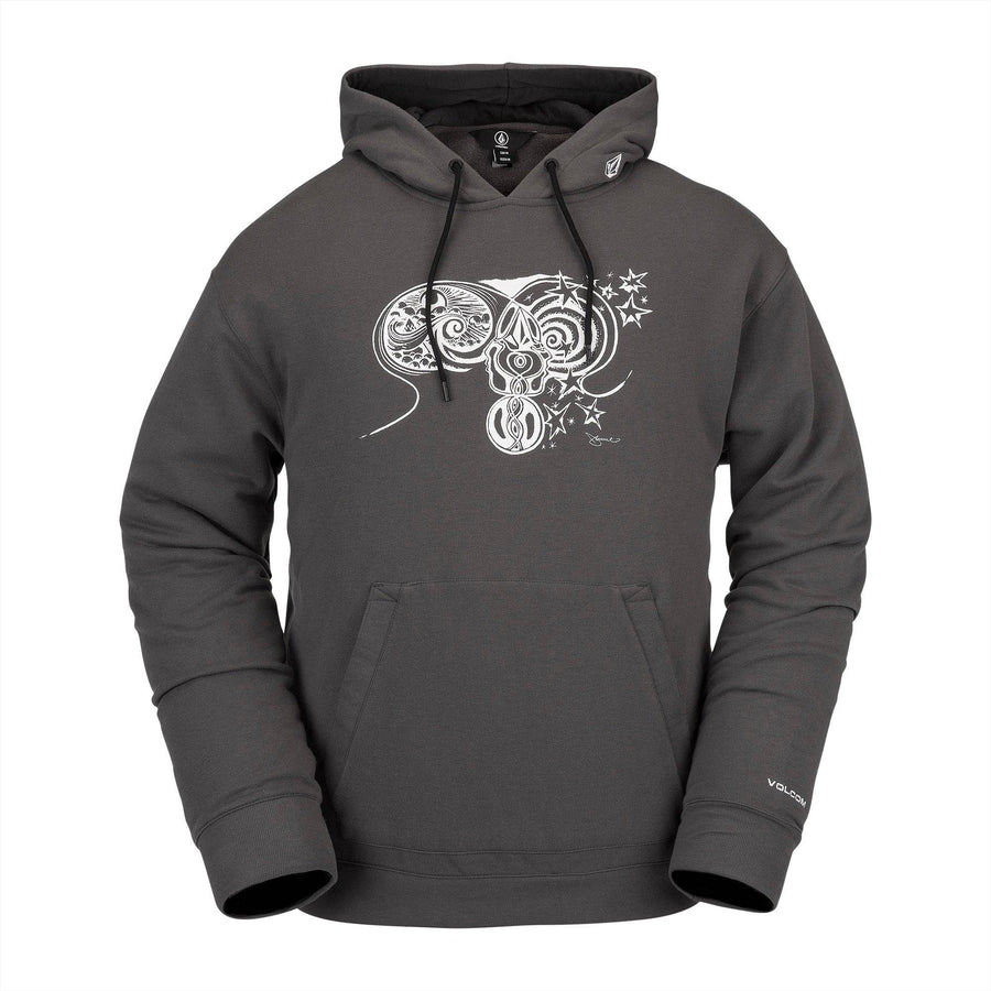 2022 Volcom Di Pullover Fleece in Dark Grey