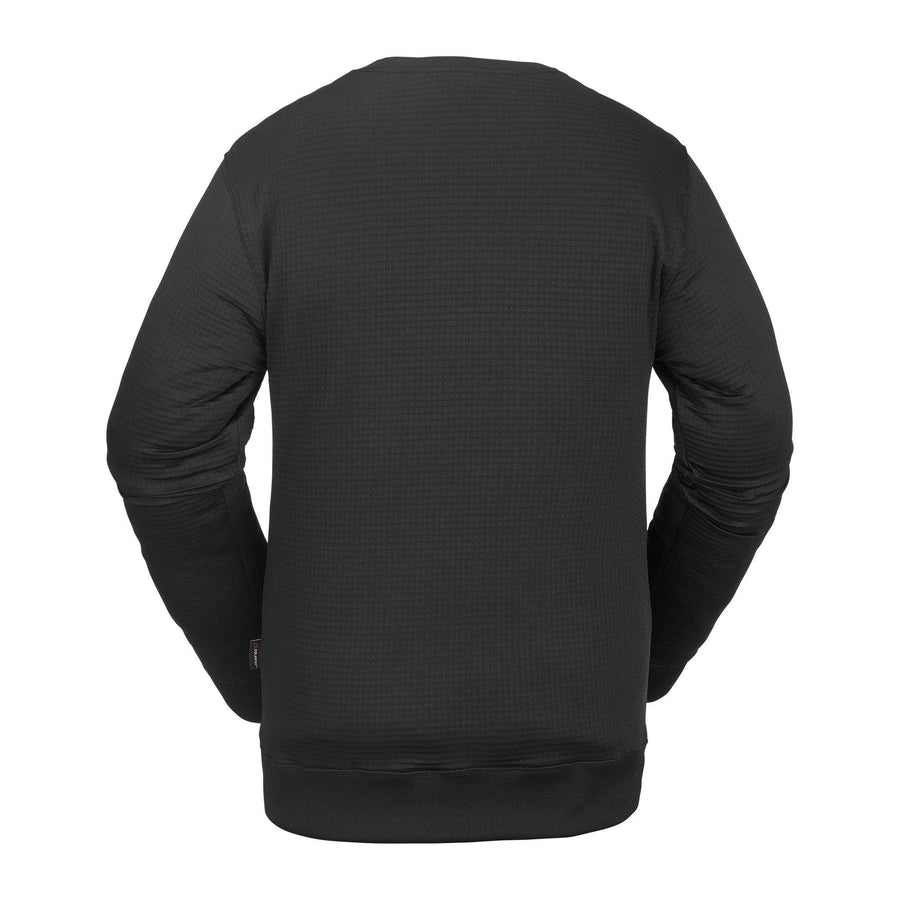 2022 Volcom Mens Polartec Crew Fleece in Black
