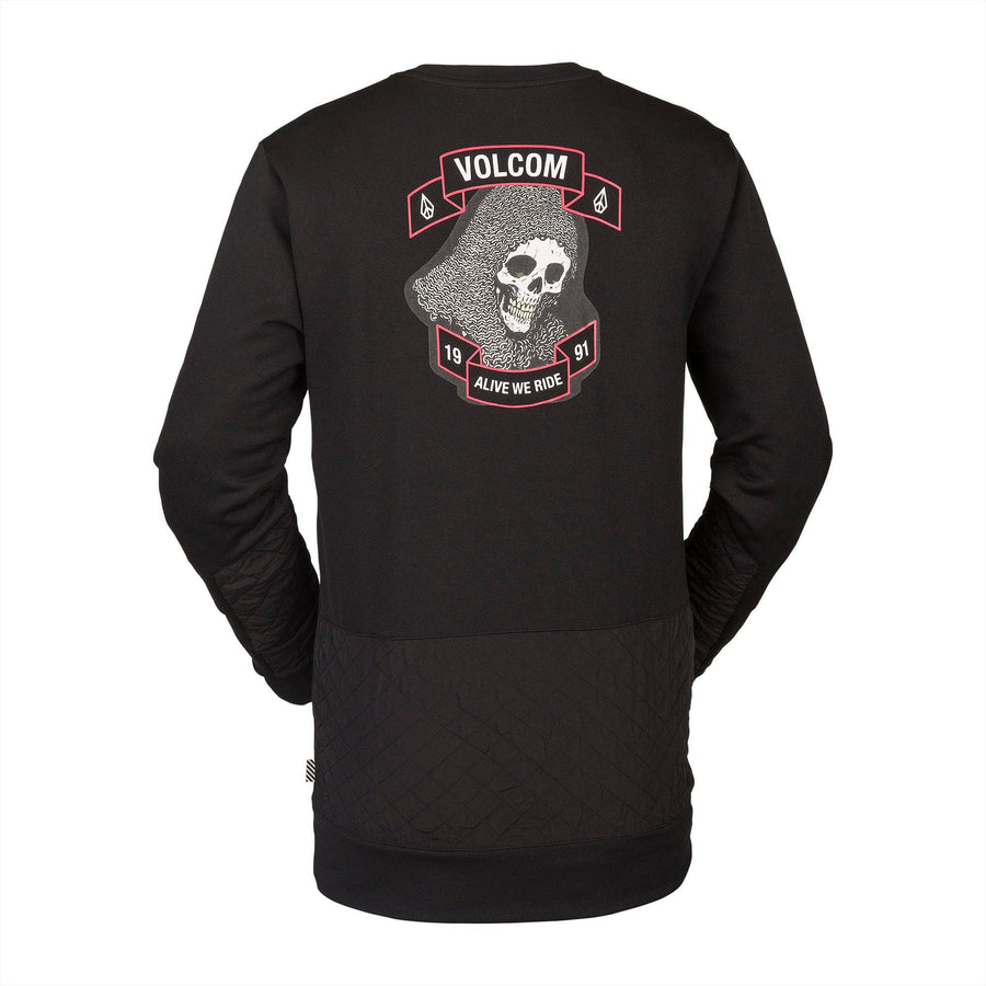 2022 Volcom Let It Storm Crew Fleece in Art