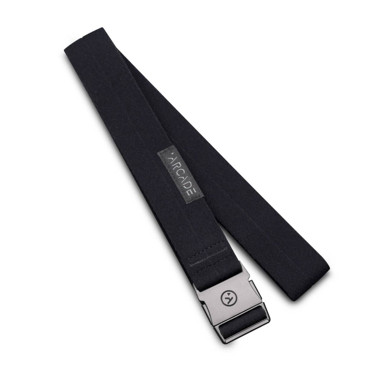 Arcade Midnighter Slim Belt in Black Noir - M I L O S P O R T