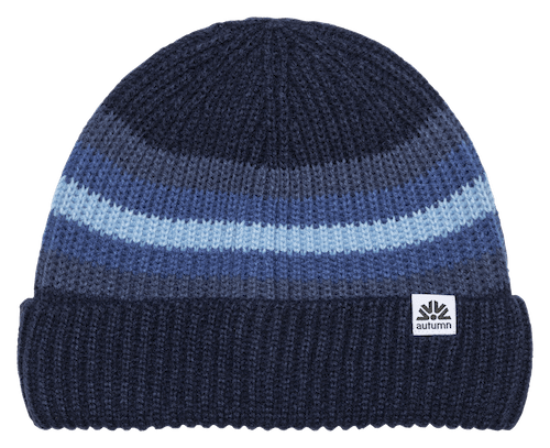 Autumn Gradient Beanie In Blue - M I L O S P O R T