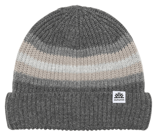 Autumn Gradient Beanie In Grey - M I L O S P O R T