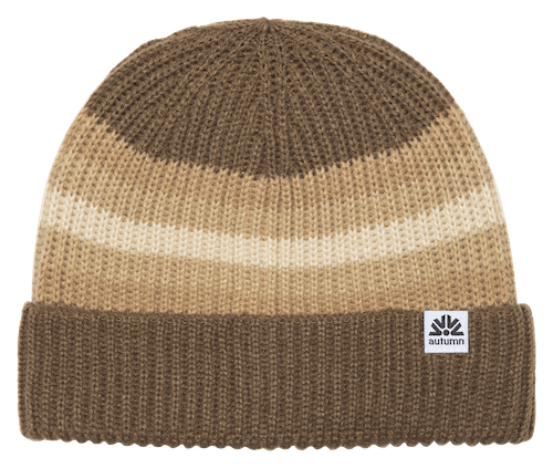 Autumn Gradient Beanie In Khaki - M I L O S P O R T