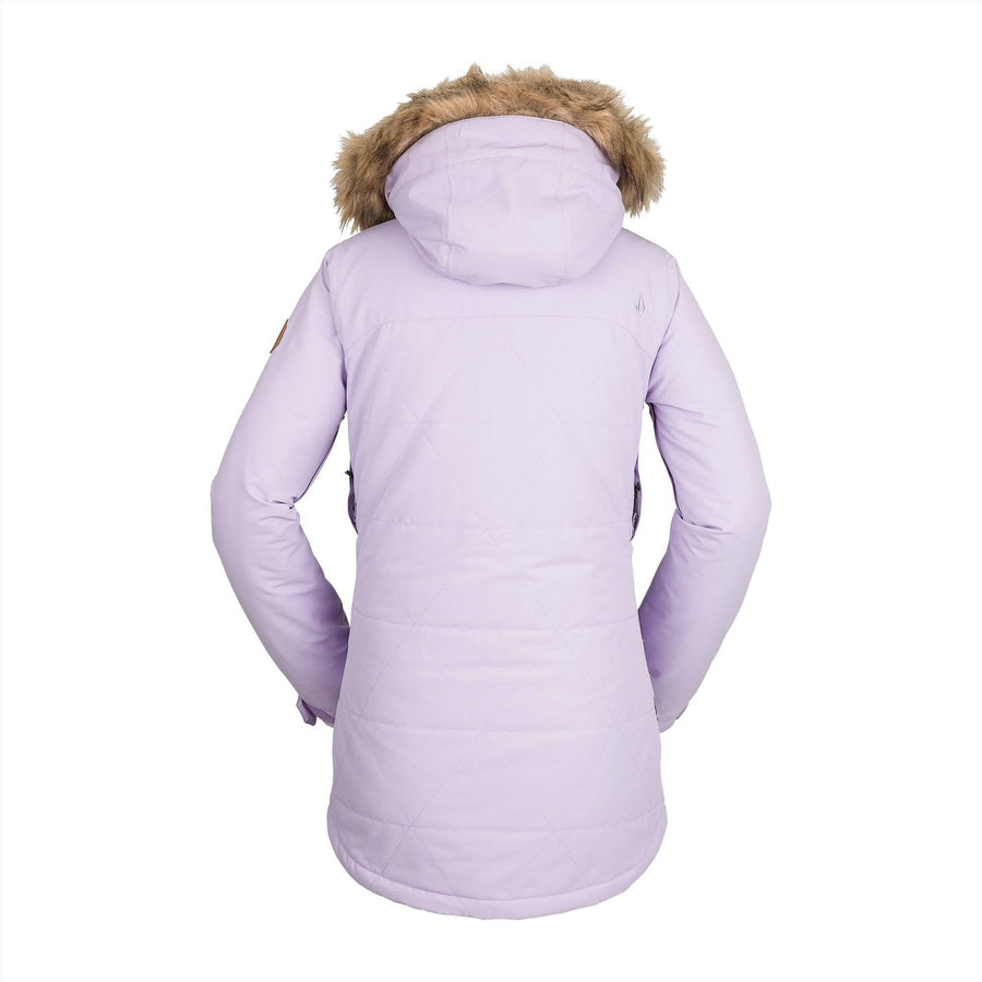 2022 Volcom Womens Fawn Insulated Jacket in Lavender