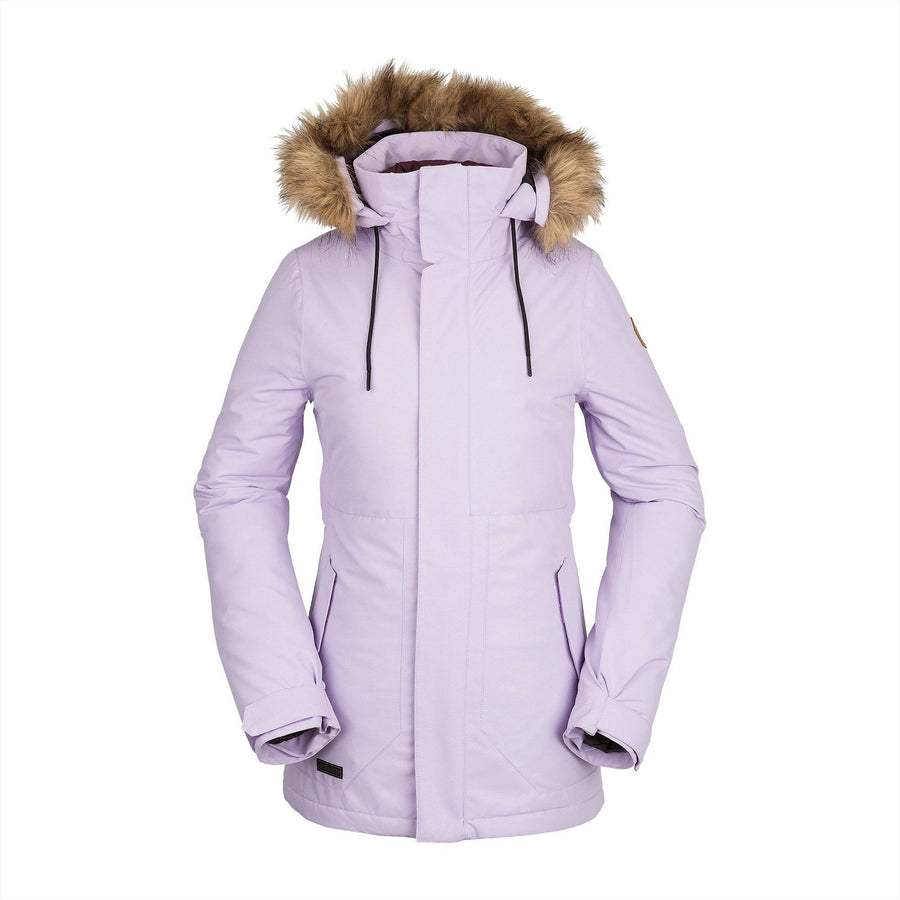 2022 Volcom Womens Fawn Insulated Jacket in Lavender