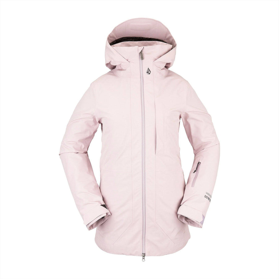 2022 Volcom Womens Iris 3-In-1 Gore Jacket in Hazey Pink