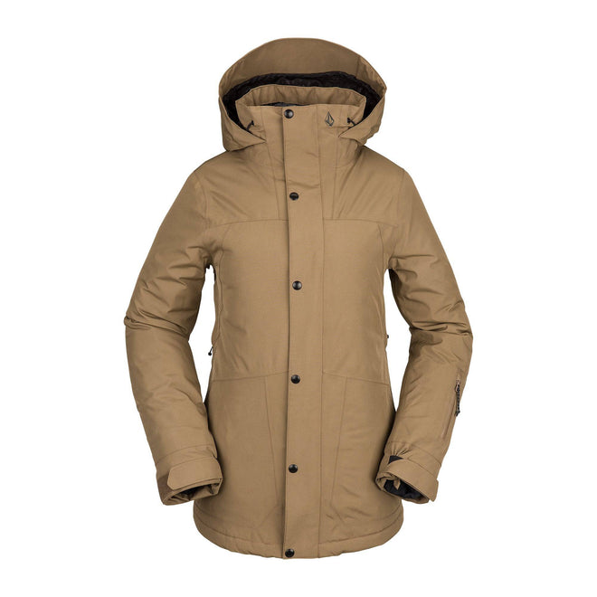2022 Volcom Womens Ell Insulated Gore-Tex Jacket in Coffee - M I L O S P O R T