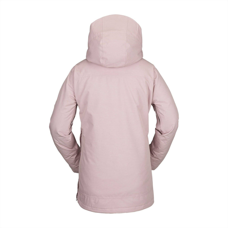 2022 Volcom Womens Fern Insulated Gore Pullover in Hazey Pink