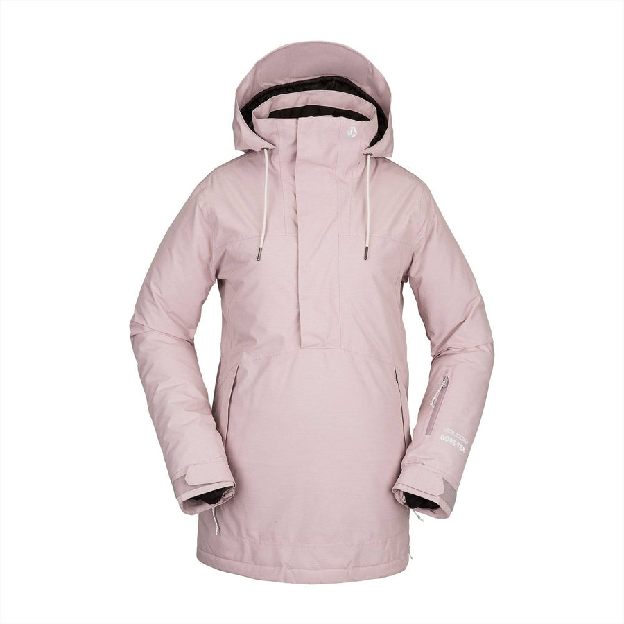 2022 Volcom Womens Fern Insulated Gore Pullover in Hazey Pink