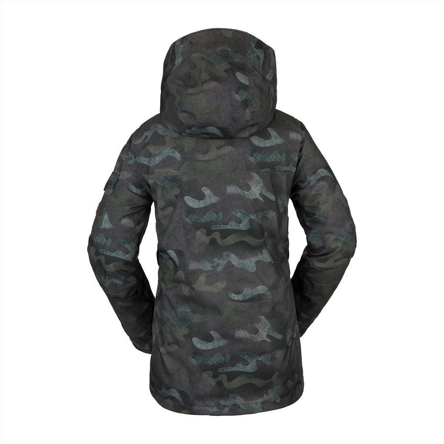 2022 Volcom Womens Vault 4-In-1 Jacket in Covert Green