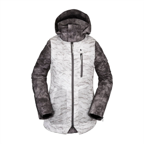 2022 Volcom Womens Vault 4-In-1 Jacket in White Tiger - M I L O S P O R T
