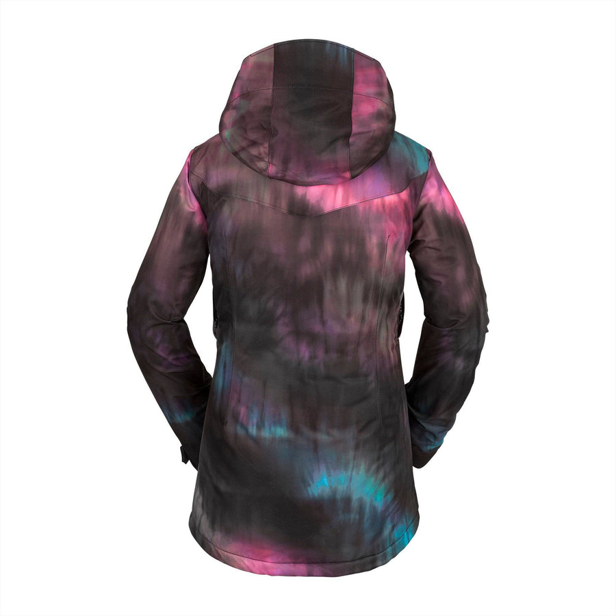 2022 Volcom Womens Pine 2L Tds Inf Jacket in Blue Tie-Dye
