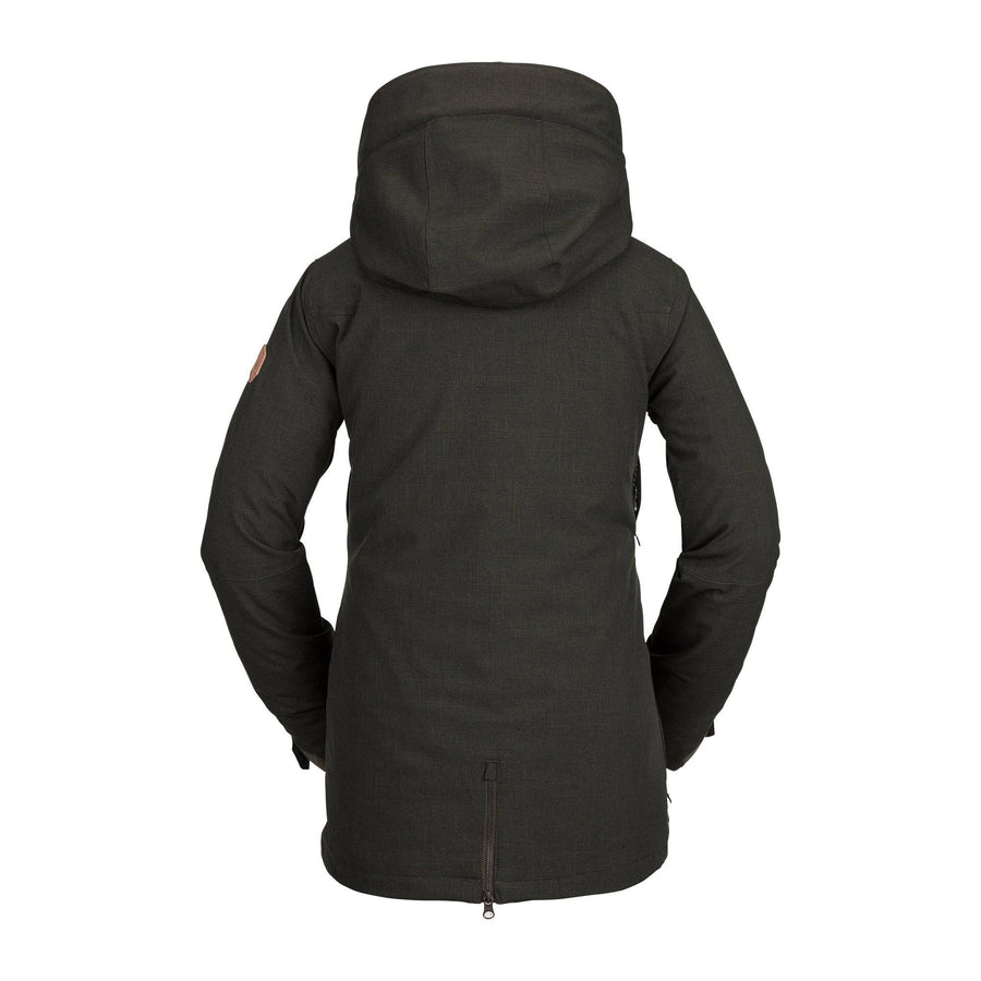 2022 Volcom Womens Shrine Insulated Jacket in Black Green