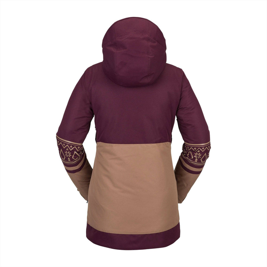 2022 Volcom Womens Westland Insulated Jacket in Merlot