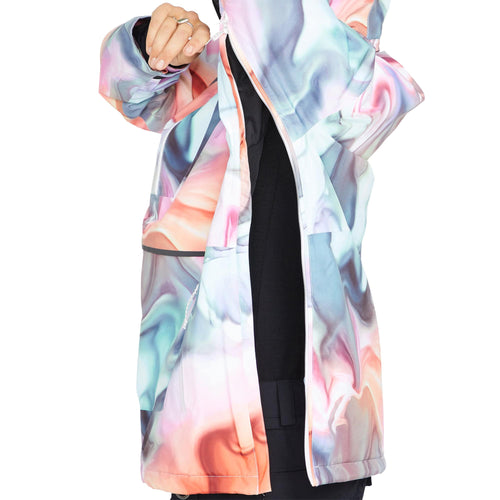 Volcom Fern Insulated Gore Womens Pullover in Nebula Print 2023 - M I L O S P O R T