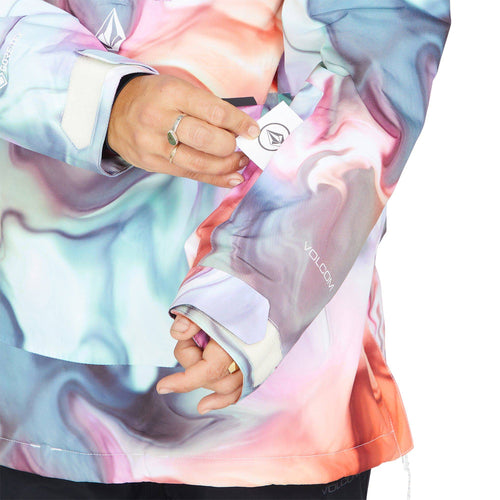 Volcom Fern Insulated Gore Womens Pullover in Nebula Print 2023 - M I L O S P O R T