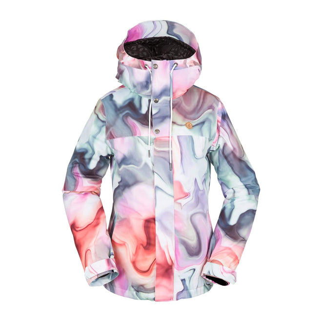 Volcom Bolt Insulated Womens Jacket in Nebula Print 2023 - M I L O S P O R T