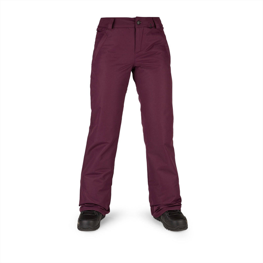 2022 Volcom Womens Frochickie Insulated Pant in Merlot