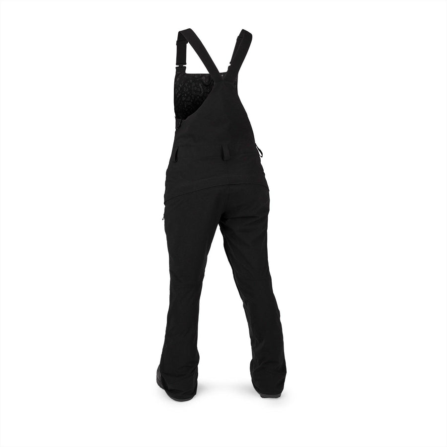 2022 Volcom Womens Elm Stretch Gore Bib Overall in Black