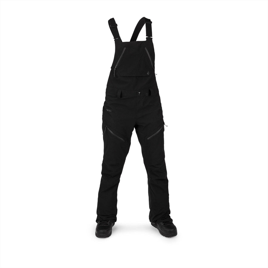 2022 Volcom Womens Elm Stretch Gore Bib Overall in Black