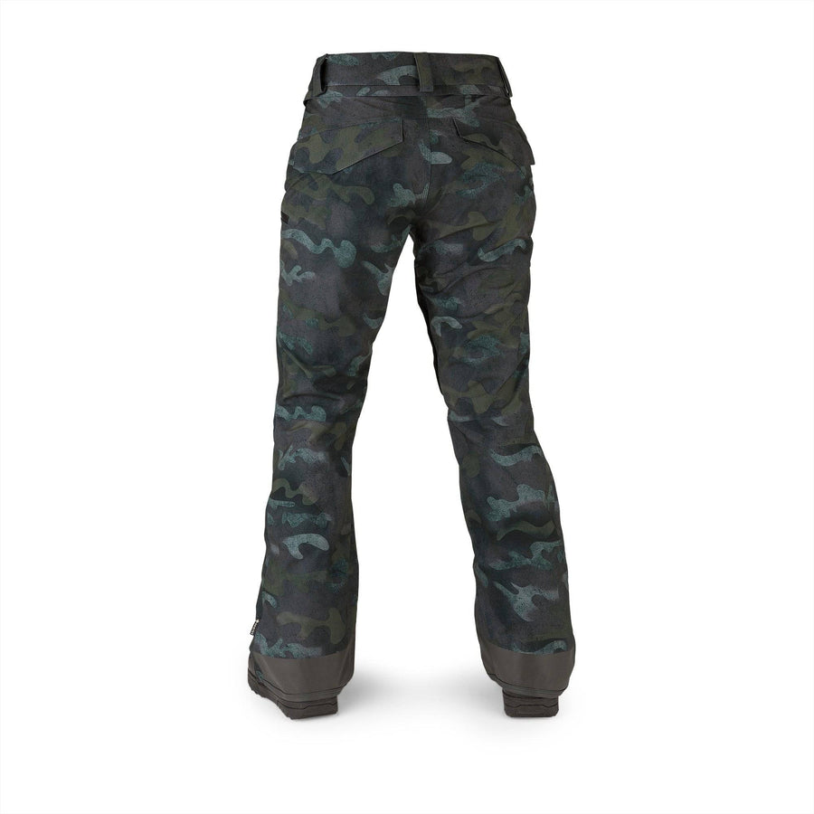 2022 Volcom Womens Flor Stretch Gore Pant in Covert Green