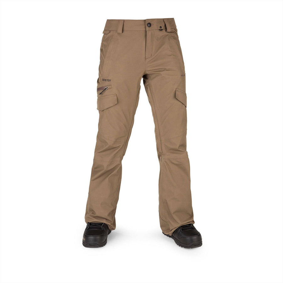 2022 Volcom Womens Aston Gore-Tex Pant in Coffee