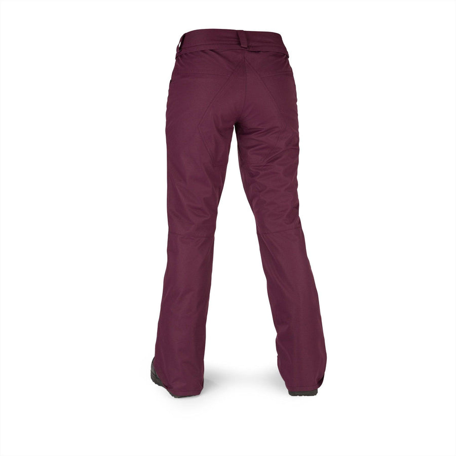 2022 Volcom Womens Hallen Pant in Merlot