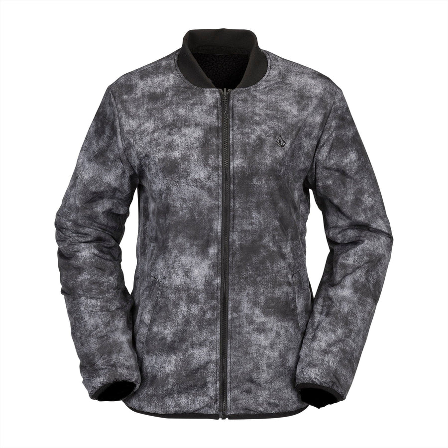 2022 Volcom Womens Reversible Polar Jacket in Black