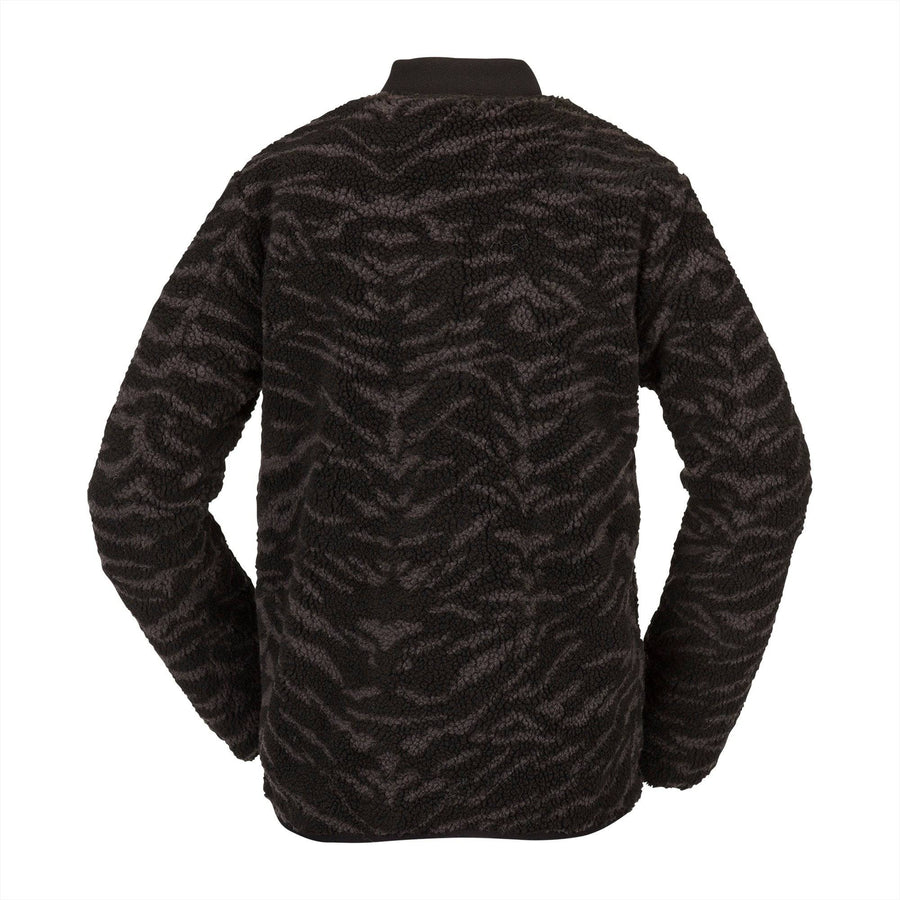 2022 Volcom Womens Reversible Polar Jacket in White Tiger