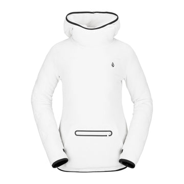 2022 Volcom Womens Polartec Mid Hoody in Bone