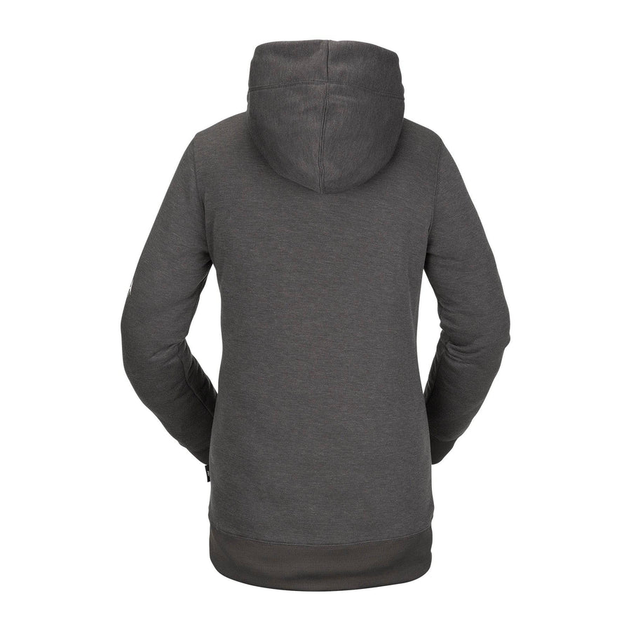 2022 Volcom Womens Polartec Ridin Hoody in Heather Grey