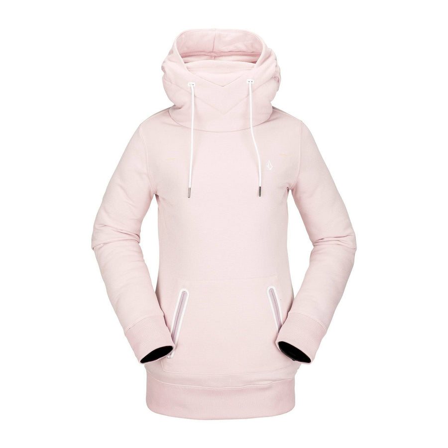 2022 Volcom Womens Spring Shred Hoody in Hazey Pink