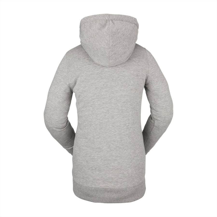 2022 Volcom Womens Tower Pullover Fleece in Heather Grey