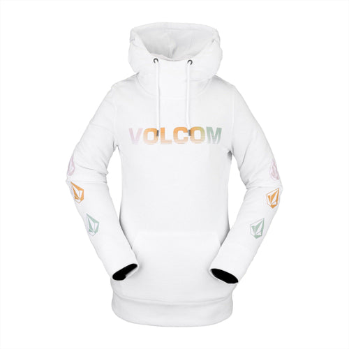 2022 Volcom Womens Costus Pullover Fleece in White - M I L O S P O R T