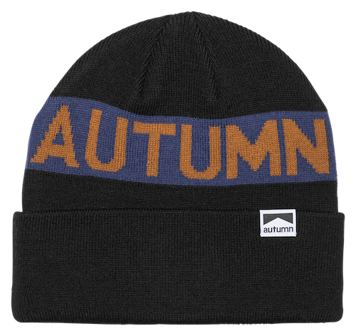 Autumn Halftime Beanie In Black - M I L O S P O R T