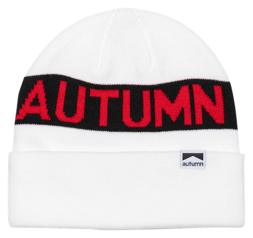 Autumn Halftime Beanie In White - M I L O S P O R T