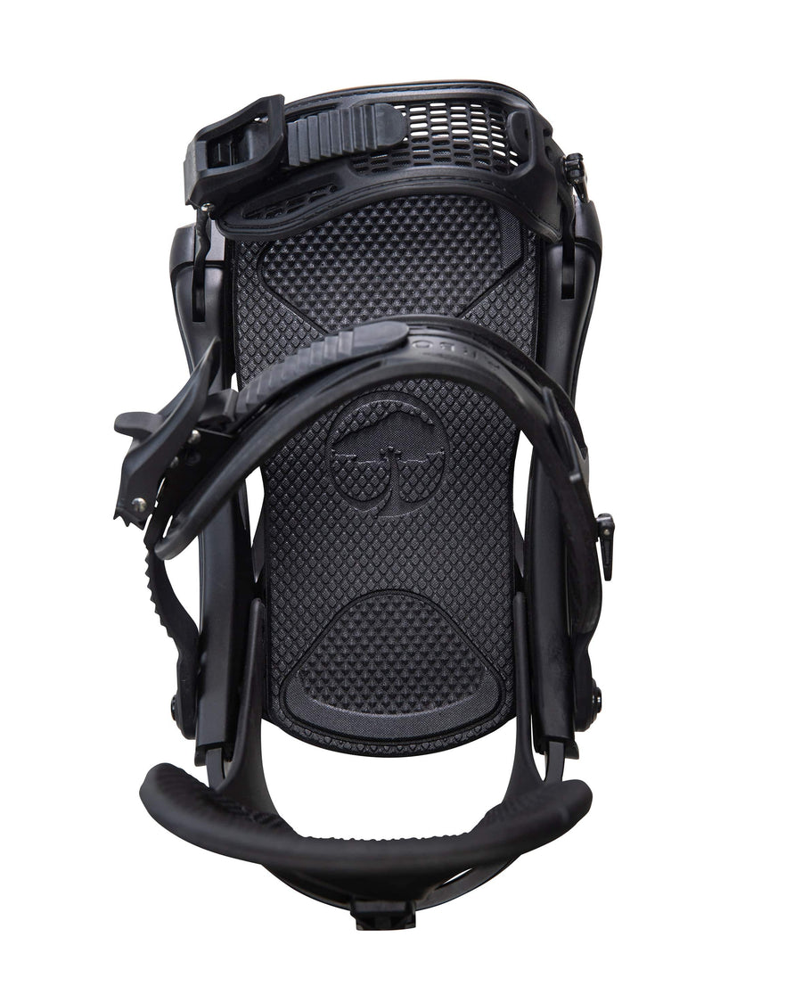 2022 Arbor Hemlock Snowboard Bindings in Black view five