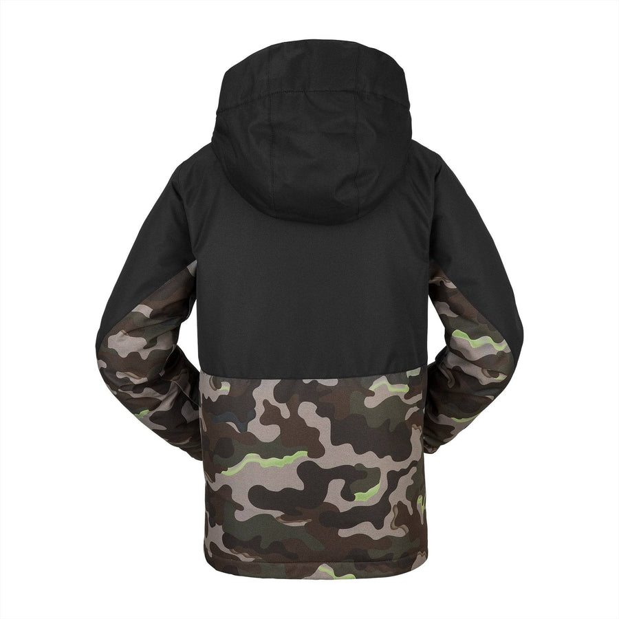 2022 Volcom Kids Vernon Insulated Jacket in Army Camo