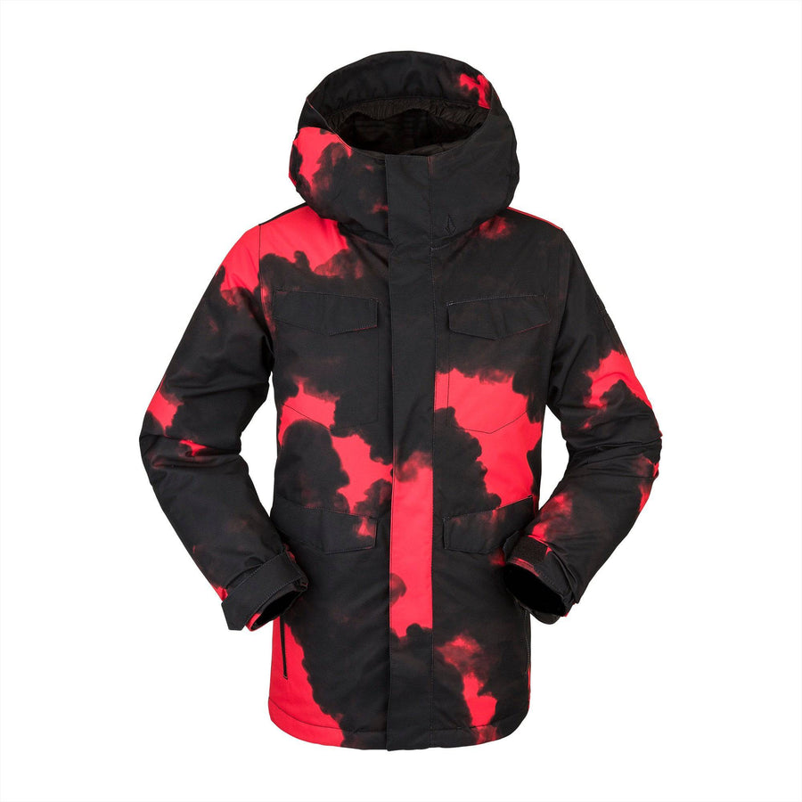 2022 Volcom Kids Caddoc Insulated Jacket in Magma Smoke