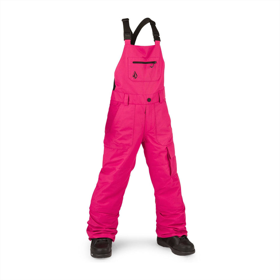 2022 Volcom Kids Barkley Bib Overall in Magenta