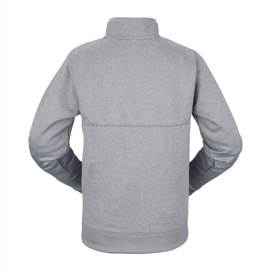 2022 Volcom Kids Stone 1/4 Zip Fleece in Heather Grey