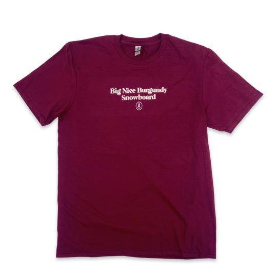 The Bomb Hole Big Nice Burgundy Snowboard Tee - M I L O S P O R T