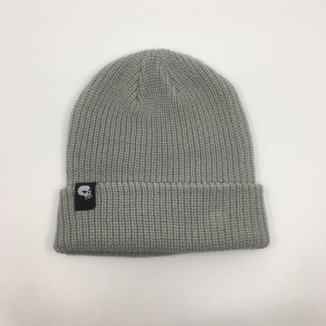 Milosport Skull & Bird Beanie in Grey
