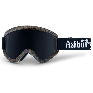 2022 Ashbury Blackbird Og Snow Goggle with a Dark Smoke Lens and a Yellow Spare Lens