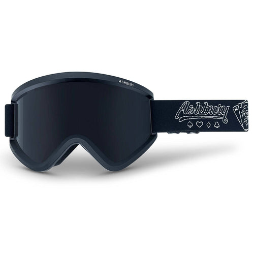 2022 Ashbury Team Kas Lemmens Snow Goggle with a Dark Smoke Lens and a Yellow Spare Lens - M I L O S P O R T